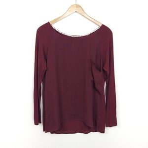 Anthropologie Dolan Brookvale Slub Long Sleeve Tee